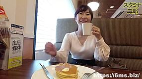 I cheat with big tits asian woman in creampie date.