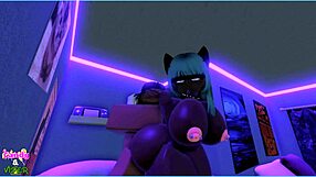 Candy chats with her demi-human friend in a deep adventure part 2 at ro-condos