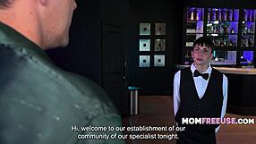 Are you watching this busty natural curvy milf getting freeused at a restaurant?