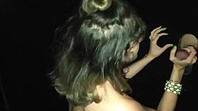 i sucked several cocks through glory hole until last gave cum bath