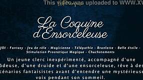 The Naughty Enchantress Guides You in a Sensual French ASMR Jerk Off Fantasy