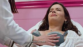 Breast EXAM or Breast ORGASM - Lexi Luna and Dharma Jones SQUIRTING.