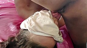 French Amateur In Black Lace Bodysuit And Leather Pants Rims Deepthroats Pussy Fucks With Dirty Talk Cumshot