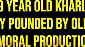 Screaming college student kharlie stone enjoys a big ride on a large toy