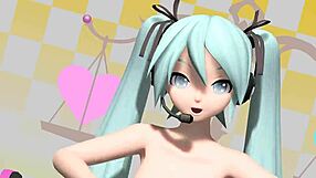 Check Out Hatsune Miku's Two Faced Lovers Project Diva Nude Mod!