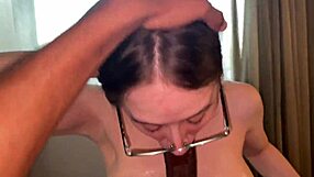 Big titty slut sucked off bbc in a wild session.