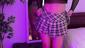 Hot milf tears her tights passionately