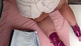 I share my retro blue film update with tan lines.