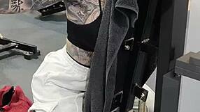 milf gym life with huge ass and tits in leggings