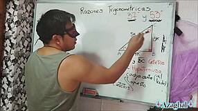 I, the asian student with brown eyes, had a steamy bedroom encounter with my teacher and another