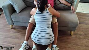 I brought my girlfriend to my stepdads house and ended up fucking her and giving her his cum to swallow