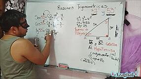 I, the asian student with brown eyes, had a steamy bedroom encounter with my teacher and another