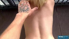 sexy gal bends over, ready for that shaft?