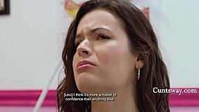 Breast EXAM or Breast ORGASM - Lexi Luna and Dharma Jones SQUIRTING.