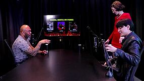 Yastrixx Performs Oral And Anal In Sheer Red Lingerie.