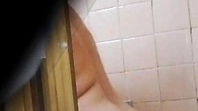 Spying On Colombian Teacher's Skirt Upskirt In Public Bathroom