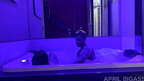 Does my BBC lover fuck my mouth while I swallow cum in front of my cuckold husband?