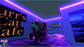 Candy chats with her demi-human friend in a deep adventure part 2 at ro-condos