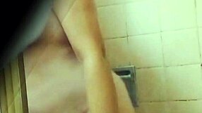 Spying On Colombian Teacher's Skirt Upskirt In Public Bathroom