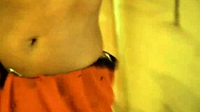 gorgeous indian woman dances naked in a beautiful striptease