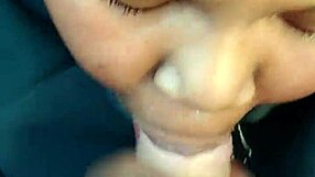 Real 18 yr old african engaged slut swallows my nut in her driveway while fiance is inside