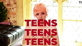 British Teen 18+ Rides A Lucky Guy's Face!