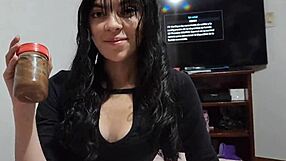 roasted and spurred after stone paper tiger game, then fucked hot sex with laura