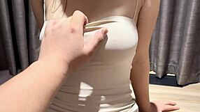 White Tender Round Breasts, Wet Pussy Fucked Hard by Cock, Climaxing Repeatedly