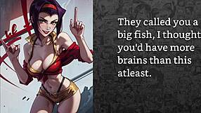 Faygrey caught by bounty huntress faye valentine and turned into a public whore joi sissification analdestruction sissygasm ice humiliation domination