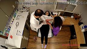 lenna lux gets gyno exam caught on hidden cam by doctor in florida