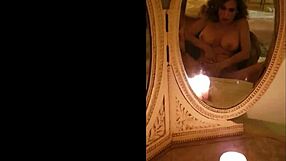 masturbating in vintage mirrors