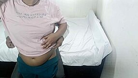 Friends stepdaughter rides tight pussy hard!