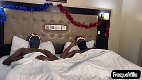 foursome christmas day hardcore fucking wife blowjob bent over fucking ebony group 4some natural tits amateurs black