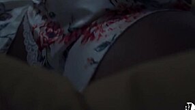 Quick blowjob and cum in mouth before massage