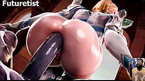 i watch kiriko deepthroat cock while her pussy gets sucked, emma's fat ass takes anal