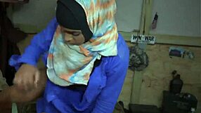 Arab teen masturbating on webcam in uniform for operation pussy run