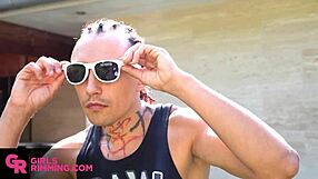 Stunning step-sister sasha rose rims dirty in hardcore scene