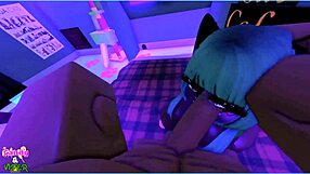 Candy chats with her demi-human friend in a deep adventure part 2 at ro-condos