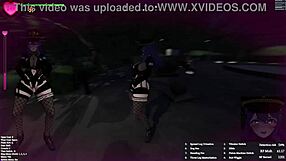 In the hentai game, the guard girl reveals secrets while having sex in the park, part 2