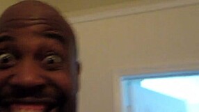 Feeling On Her Booty With Ebony Big Ass Homemade Touch.