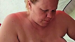 Can you handle this preggo milf riding cock with tender nipples?