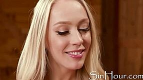 Milf challenges lover to satisfy her and stepdaughter in threesome