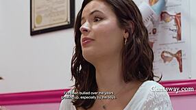 Breast EXAM or Breast ORGASM - Lexi Luna and Dharma Jones SQUIRTING.