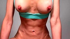 yoga session leads to dildo orgasm and pov fucking