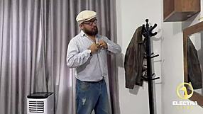 petite latina says goodbye to her sugar daddy with intense sex before his flight