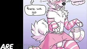 Diapered delights explore a furry's first time in cosplay part 1