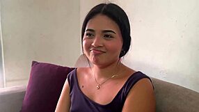 My stepsister arrives from her trip after a long time. I like how she looks now.