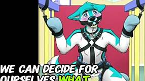 Diapered delights explore a furry's first time in cosplay part 1