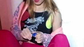 Bonneyuwu Sucks on Three Lollipops with Lipstick Fetish Play