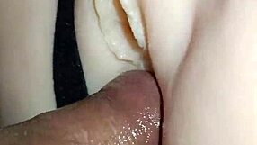 anal sex with candy in black thong gets all my cum in her ass